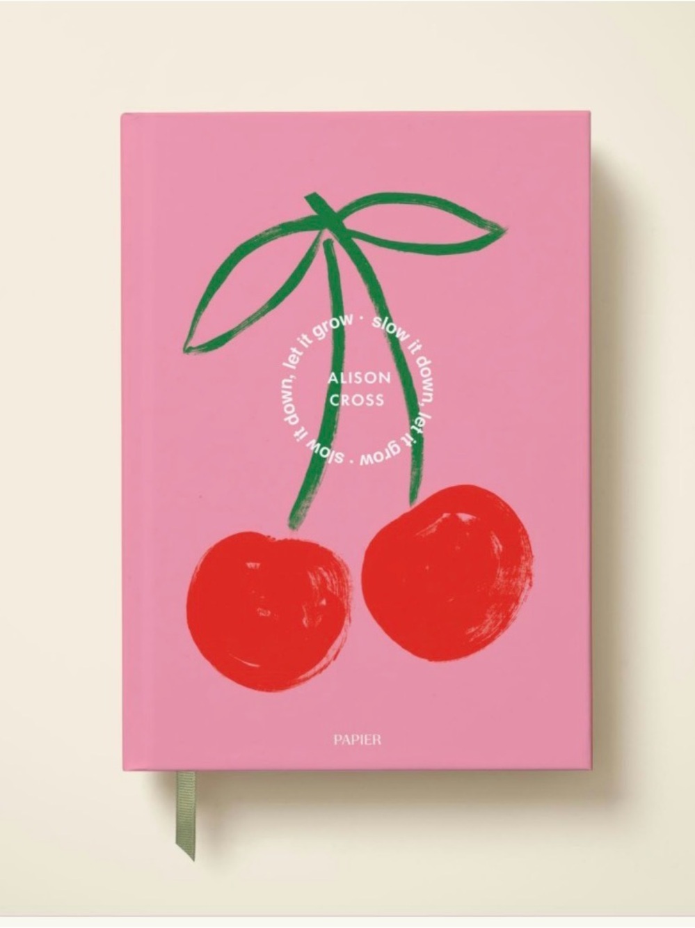 Papier Fresh Cherries
Hardcover Lined Notebook
